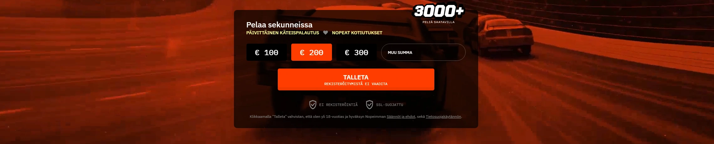 NoPein Casino Banner