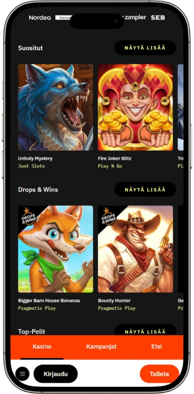 nopein casino mobile